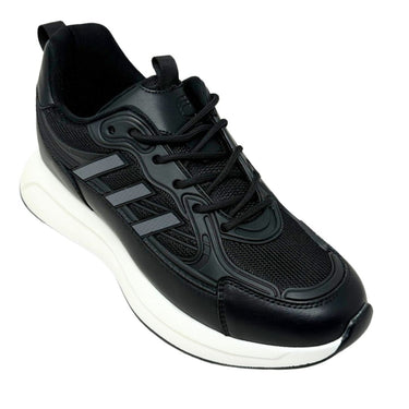 Elevator shoes height increase FSB0216 - 2.8 Inches Taller (Black) - Size 9 Only