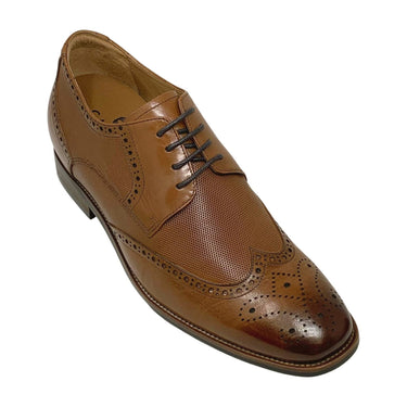 Elevator shoes height increase FSD0158 - 2.4 Inches Taller (Brown) - Size 9 Only