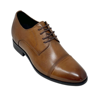Elevator shoes height increase FSD0173 - 2.8 Inches Taller (Brown) - Size 9 Only