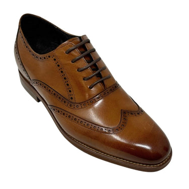 Elevator shoes height increase FSD0198 - 2.6 Inches Taller (Brown) - Size 9 Only