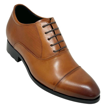 Elevator shoes height increase FSD0208 - 3 Inches Taller (Brown) - Size 8 Only