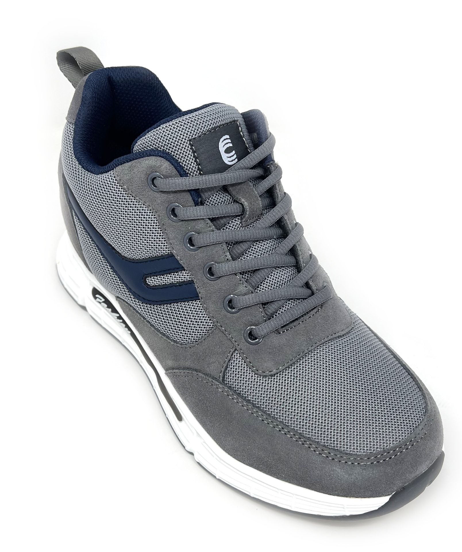 Elevator Sports Shoes, Grey +2.8 / +7 cm