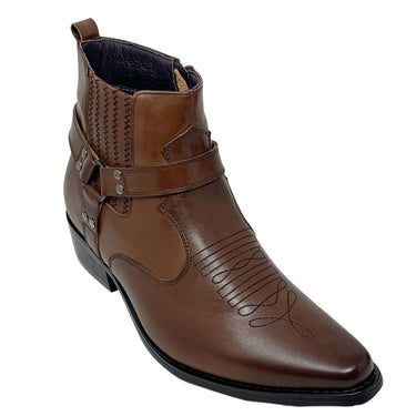 Elevator shoes height increase FSE0209 - 3.3 Inches Taller (Dark Brown) - Size 6 Only