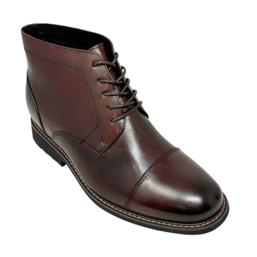 Elevator shoes height increase FSE0234 - 3.2 Inches Taller (Dark Brown) - Size 10 Only