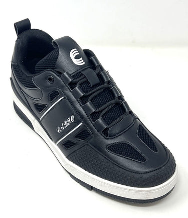 Elevator shoes height increase FSF0113 - 2.4 Inches Taller (Black) - Size 9 Only