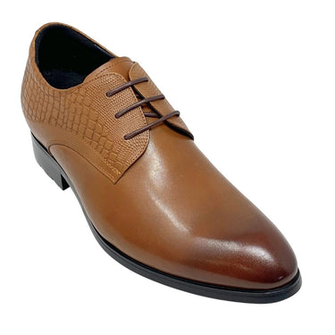Elevator shoes height increase FSG0157 - 3 Inches Taller (Brown) - Size 11.5 Only