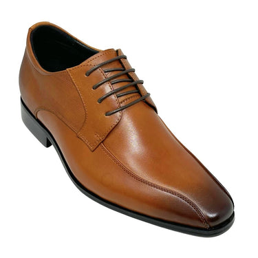 Elevator shoes height increase FSG0199 - 2.2 Inches Taller (Brown) - Size 9 Only