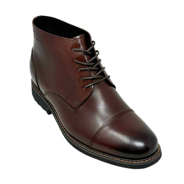 Elevator shoes height increase FSH0200 - 3.2 Inches Taller (Dark Brown) - Size 9.5 Only