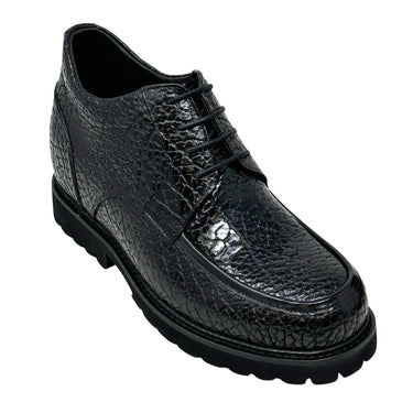 Elevator shoes height increase FSI0208 - 3.2 Inches Taller (Black) - Size 9 Only