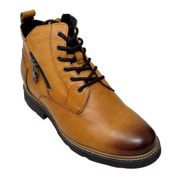 Elevator shoes height increase FSJ0174 - 2.8 Inches Taller (Brown) - Size 9 Only