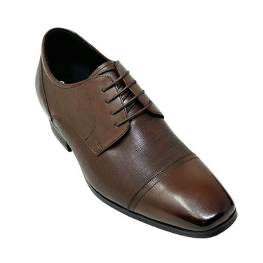Elevator shoes height increase FSJ0185 - 3.2 Inches Taller (Coffee Brown) - Size 11 Only