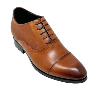 Elevator shoes height increase FSJ0187 - 3 Inches Taller (Brown) - Size 8.5 Only