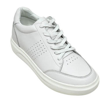 Elevator shoes height increase FSJ0200 - 2.4 Inches Taller (White) - Size 9 Only