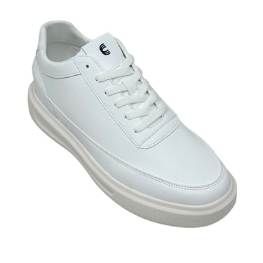 Elevator shoes height increase FSK0182 - 2.8 Inches Taller (White) - Size 11 Only