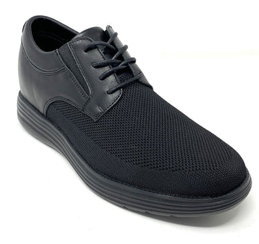 Elevator shoes height increase FSL0106 - 2.2 Inches Taller (Black) - Size 9 Only