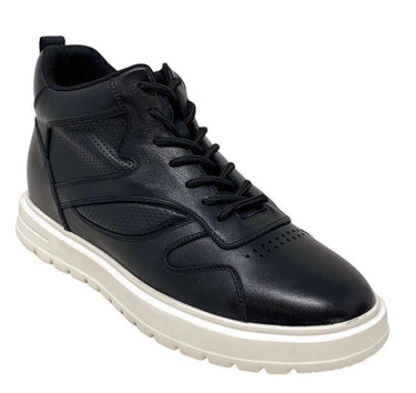 Elevator shoes height increase FSL0111 - 2.6 Inches Taller (Black) - Size 9 Only
