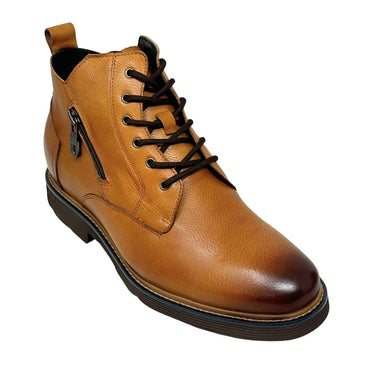 Elevator shoes height increase FSL0133- 2.8 Inches Taller (Brown) - Size 10 Only