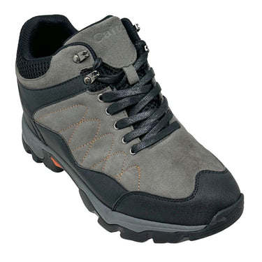 Elevator shoes height increase FSL0135- 3.2 Inches Taller (Black/Grey) - Size 12 Only