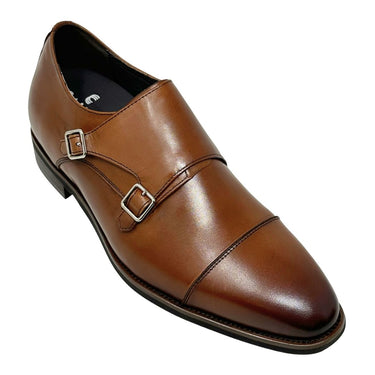 Elevator shoes height increase FSN0109 - 3 Inches Taller (Brown) - Size 9 Only