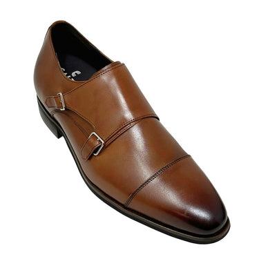 Elevator shoes height increase FSN0112 - 3 Inches Taller (Brown) - Size 10.5 Only