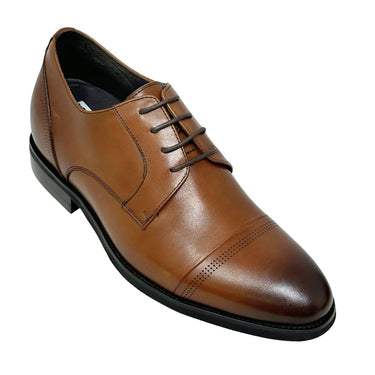 Elevator shoes height increase FSN0122 - 2.8 Inches Taller (Dark Brown) - Size 9 Only