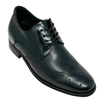 Elevator shoes height increase FSN0128 - 2.8 Inches Taller (Black) - Size 8 Only