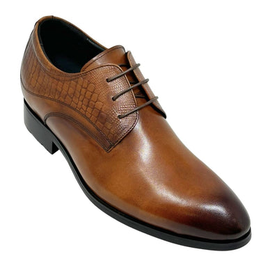 Elevator shoes height increase FSO0142 - 3 Inches Taller (Light Tan) - Size 10 Only