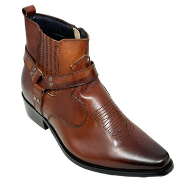 Elevator shoes height increase FSP0169 - 3.3 Inches Taller (Brown) - Size 9 Only
