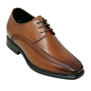 Elevator shoes height increase FSP0173 - 3 Inches Taller (Brown) - Size 9.5 Only