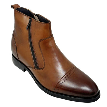 Elevator shoes height increase FSR0111 - 2.8 Inches Taller (Brown) - Size 11.5 Only