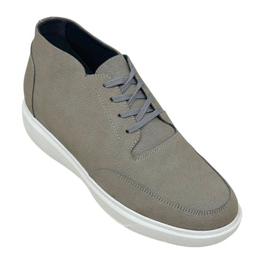 Elevator shoes height increase FST0080 - 3.2 Inches Taller (Grey) - Size 10.5 Only