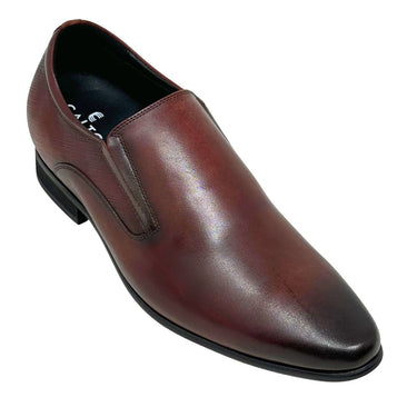 Elevator shoes height increase FST0082 - 3 Inches Taller (Wine Red) - Size 10.5 Only
