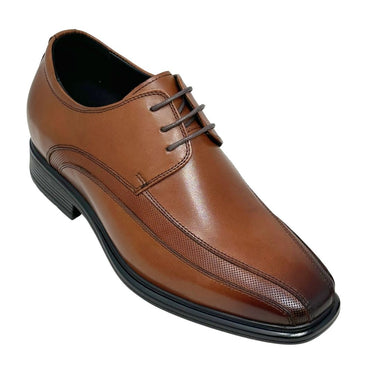 Elevator shoes height increase FST0083 - 3 Inches Taller (Brown) - Size 9 Only