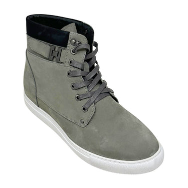 Elevator shoes height increase FST0084 - 2.6 Inches Taller (Grey) - Size 10.5 Only