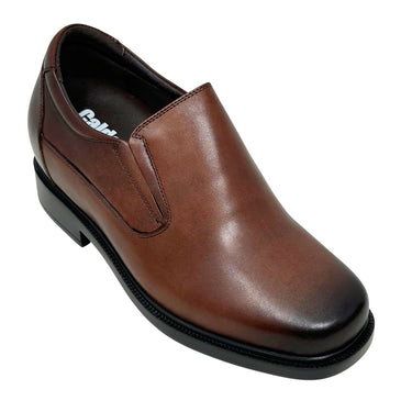 Elevator shoes height increase FST0089 - 3.3 Inches Taller (Red Coffee) - Size 9 Only