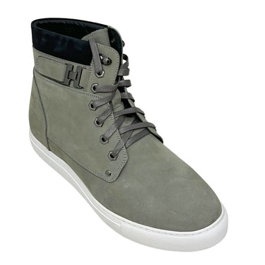 Elevator shoes height increase FST0101 - 2.6 Inches Taller (Grey) - Size 10.5 Only