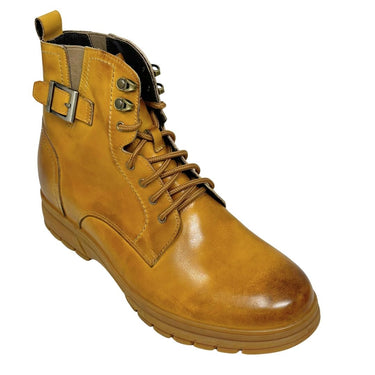 Elevator shoes height increase FST0107 - 2.8 Inches Taller (Tan Brown) - Size 9 Only