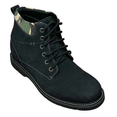 Elevator shoes height increase FST0108 - 3.2 Inches Taller (Black) - Size 9 Only