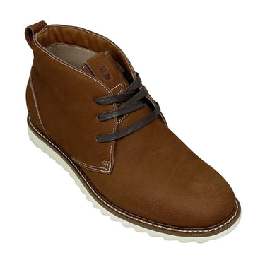 Elevator shoes height increase FSU0088 - 2.6 Inches Taller (Brown) - Size 8 Only