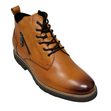 Elevator shoes height increase FSZ0179 - 2.8 Inches Taller (Brown) - Size 12 Only