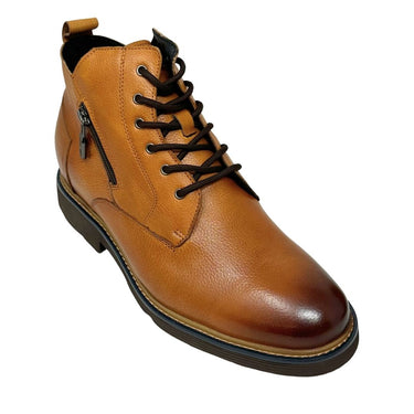 Elevator shoes height increase FSZ0180 - 2.8 Inches Taller (Brown) - Size 10 Only