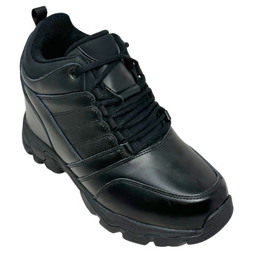 Elevator shoes height increase FSZ0188 - 4.5 Inches Taller (Black) - Size 11 Only