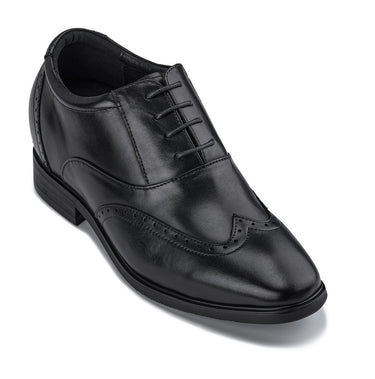 Elevator shoes height increase CALTO - G51123 - 3.2 Inches Taller (Black)
