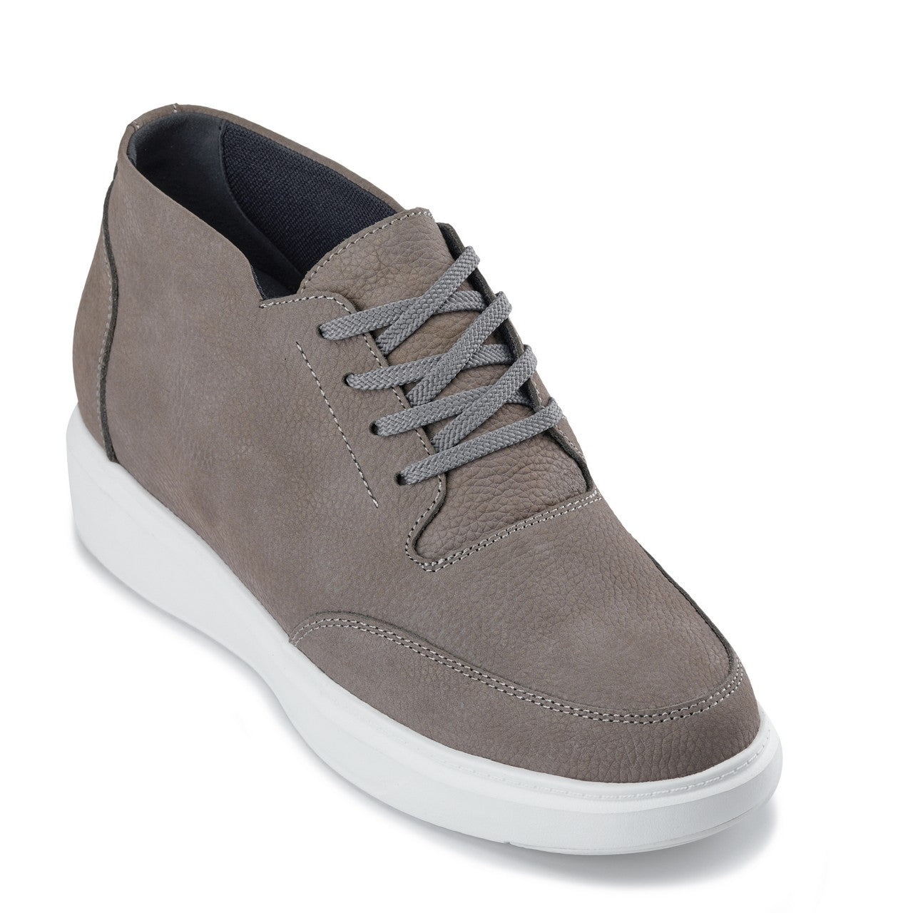 CALTO - J1771 - 3.2 Inches Taller (Grey) - Lightweight Casual Boot