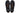 Elevator shoes height increase CALTO - J1931 - 2.6 Inches Taller (Black/Black Sole) - Slip-On Snoafers