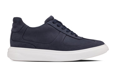 Elevator shoes height increase CALTO - J2203 - 2.6 Inches Taller (Ultramarine Blue/White Sole) - Lightweight Nubuck Sneakers