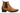 Elevator shoes height increase CALTO - K30522 - 3.3 Inches Taller (Brown) - Woven Chelsea High-Top Slip-On Ankle Boots