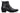 Elevator shoes height increase CALTO - K30523 - 3.3 Inches Taller (Black) - Woven High-Top Ankle Buckle Zipper Boots
