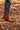 Elevator shoes height increase CALTO - K30524 - 3.3 Inches Taller (Light Brown) - Woven Buckle High-Top Ankle Zip-Up Boots