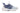 Elevator shoes height increase CALTO - S3861 - 2.6 Inches Taller (White/Navy) - Chunky Sole Sporty Sneakers